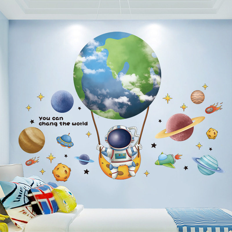 Astronaut and Space Wall Stickers, Ten Designs