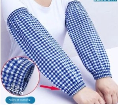 Cotton Arm Sleeves, Blue