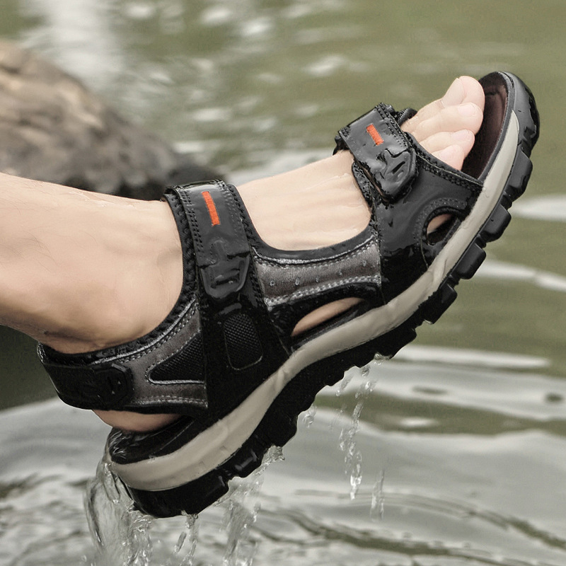 Men's Hook-and-Loop Outdoor Sandals