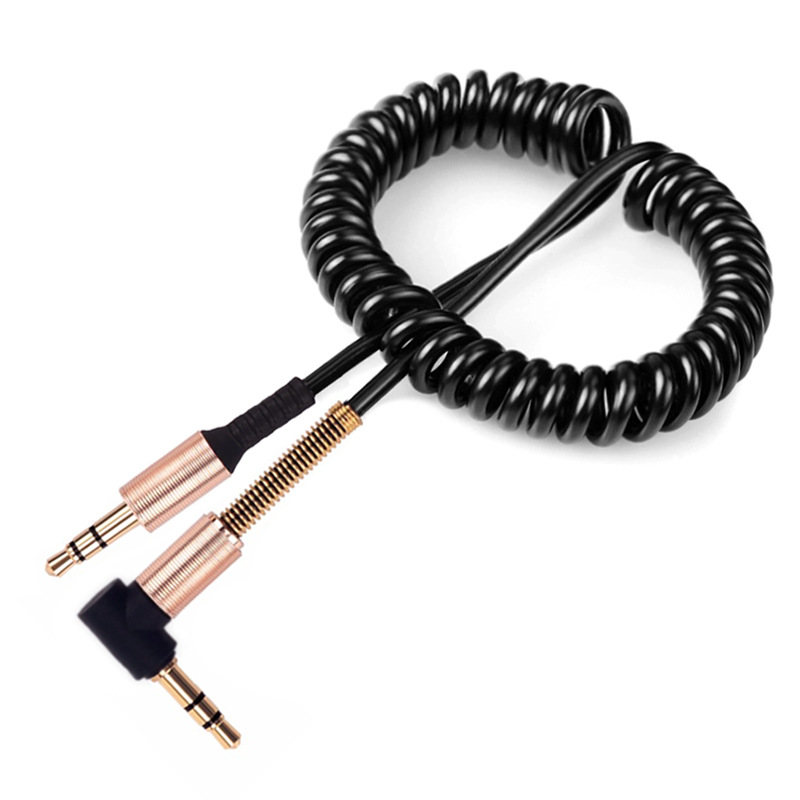 Right-Angle 3.5 mm Audio Cable, 1 m
