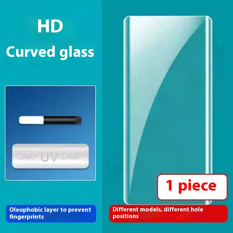 UV Full-Glue Tempered Glass Screen Protector for Samsung Galaxy