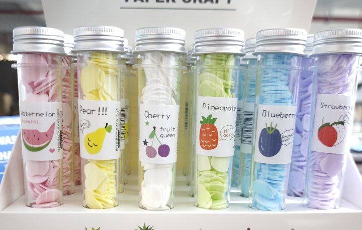 Paper Soap Sheets in a Travel Tube