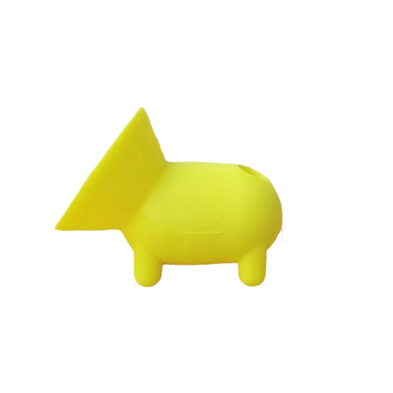 Pig Suction Cup Phone Holder, Yellow