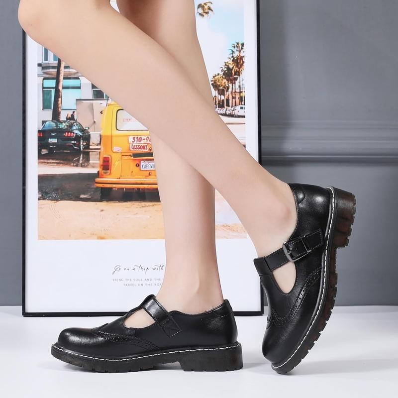 Simple And Versatile Buckle Strap Women's Shoes