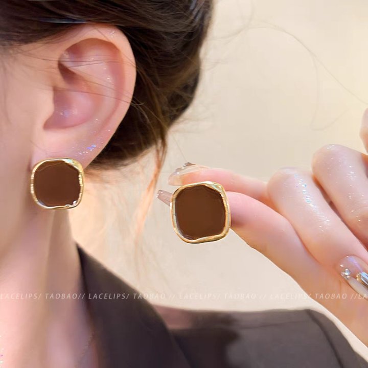 Shell Flower Stud Earrings, Sterling Silver Posts