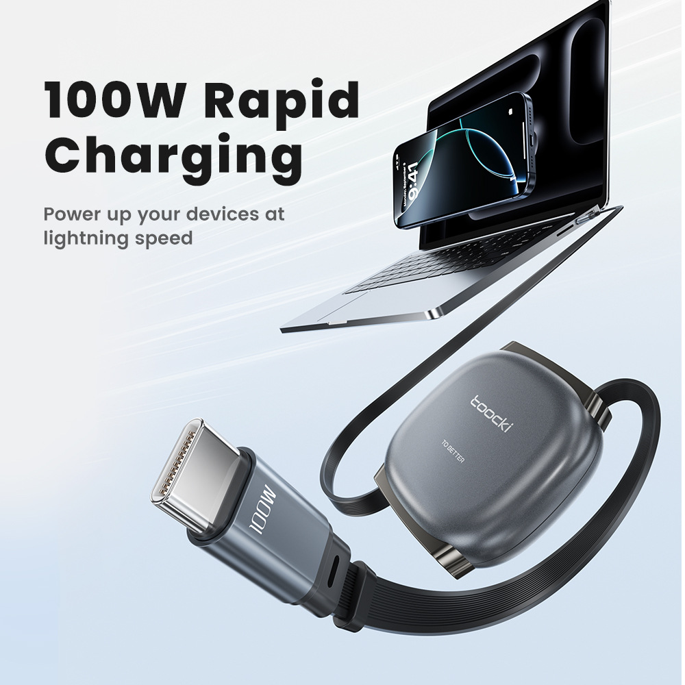 Toocki Retractable USB-C Cable