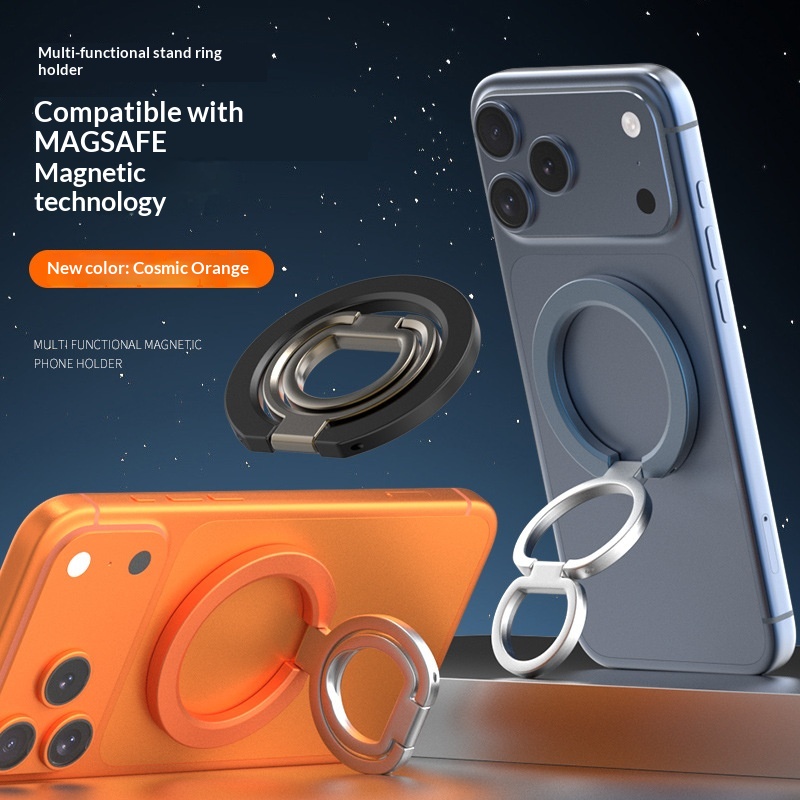Magnetic Metal Phone Ring Holder and Stand