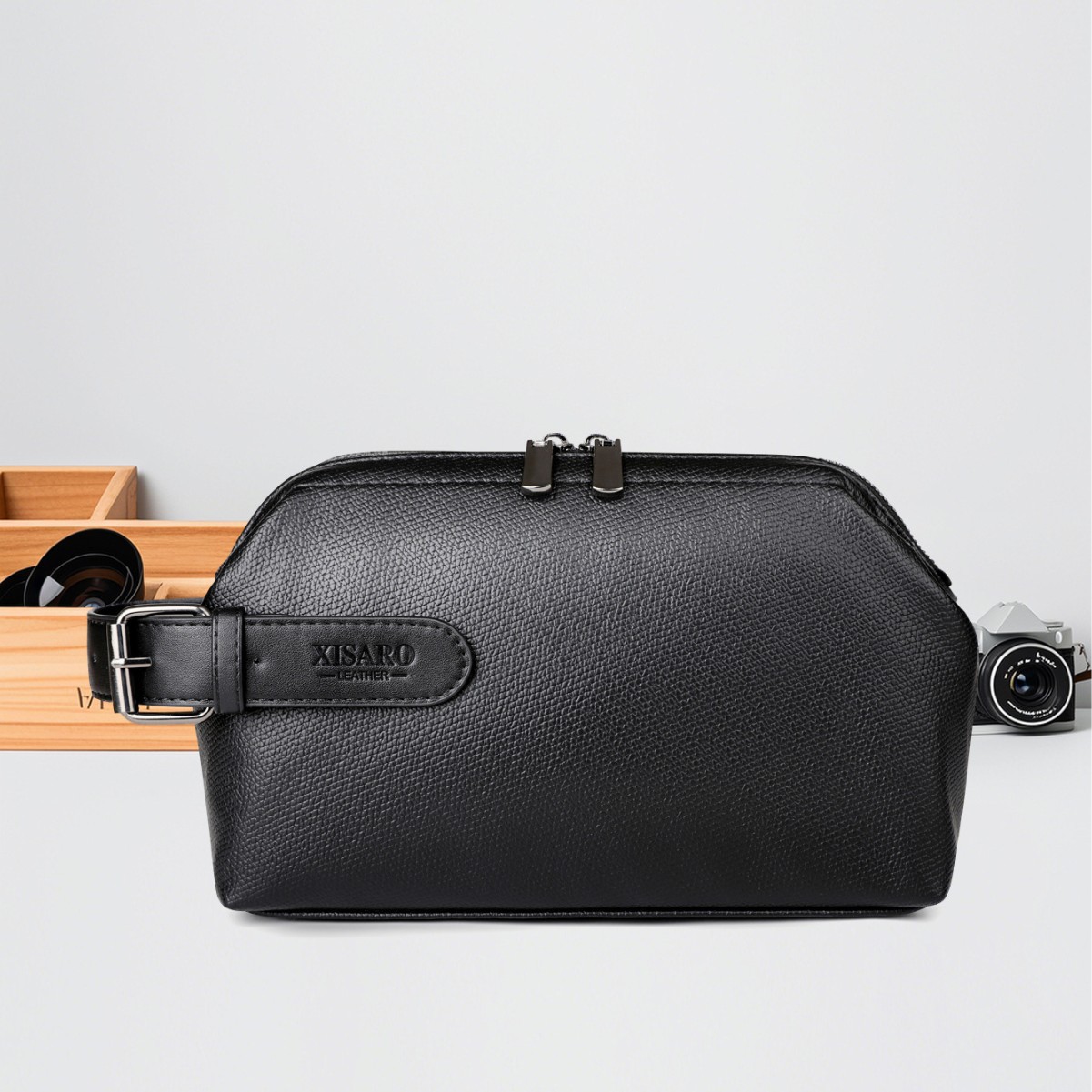 Men's Handheld Bag, Five Finishes