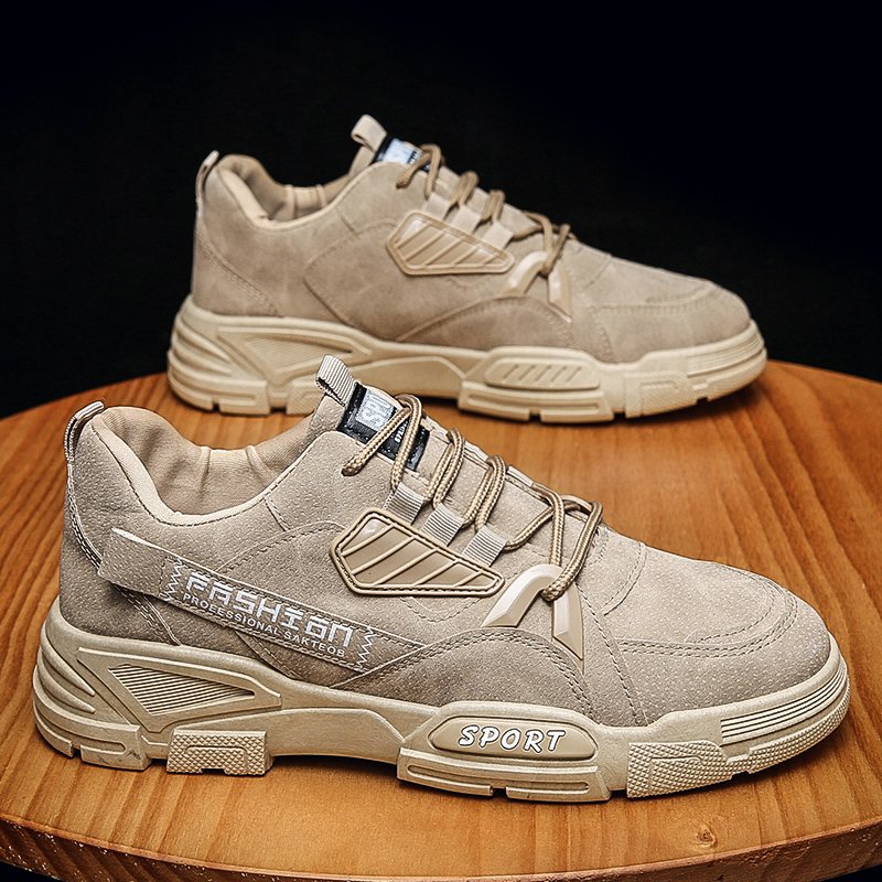 Men's Suede Chunky Trainers