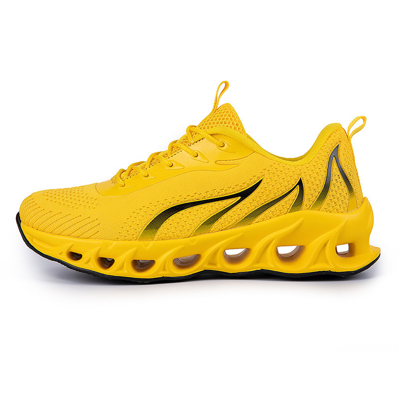 Flame-Pattern Running Trainers