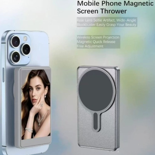 Magnetic Selfie Monitor with Bluetooth Remote