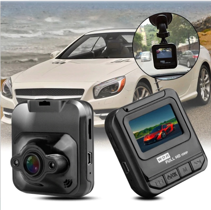 Compact 1080p Dash Cam with Loop Recording