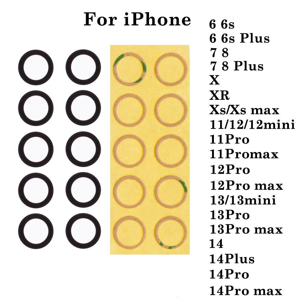 Replacement Rear Camera Glass Lens for iPhone
